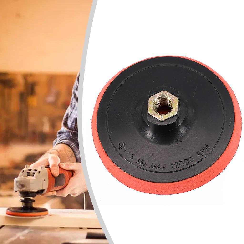 1Pc Sanding Pad M14 Thread Adhesive Polishing Pad 4.5/5inch For Stone Furniture Wood Polishing Buffing Angle Grinder Tool Parts