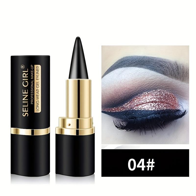Sailor Moon Waterproof Black Eyeliner Gel, Long-lasting Smudge-proof Single Head Solid Eyeliner Gel Women