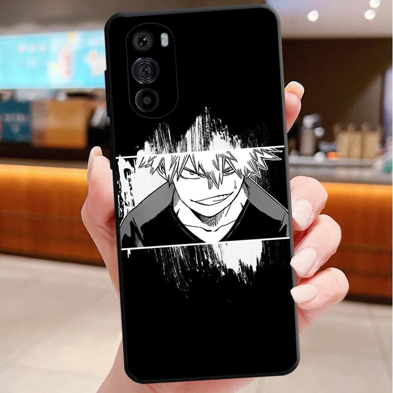 Phone Case For Motorola Edge 50 40 Pro 60 50 40 30 Ultra Neo Fusion Moto G85 G72 G53 G54 G84 G13 G32 Anime My Hero Academia