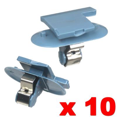Clip in plastica per pannello di rivestimento interno del montante del bagagliaio del portellone posteriore blu per Vauxhall Opel