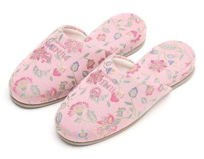 Minton Basic Jacquard Haddon Hall Hängtofflor (Rosa)