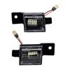 2Pcs LED Tail License Plate Light For Chevy Silverado GMC Sierra 1500 2500 3500