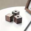 1pc Nordic Walnut Decoration Wall Solid Wood Pen Holder Living Room Study Desk Creative Log Storage Pen Holder