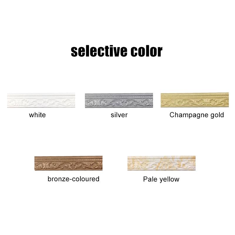 6 buc. 230 mm auto-adeziv 3D perete linie bordură bordura plinte impermeabile tapet autocolant pentru camera de zi decor acasă