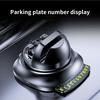 Phone Holder For Car 360 Degree Rotating Automobile Cradles Dashboard Cell Phone Holder With Parking Number Plate For Road Trips
