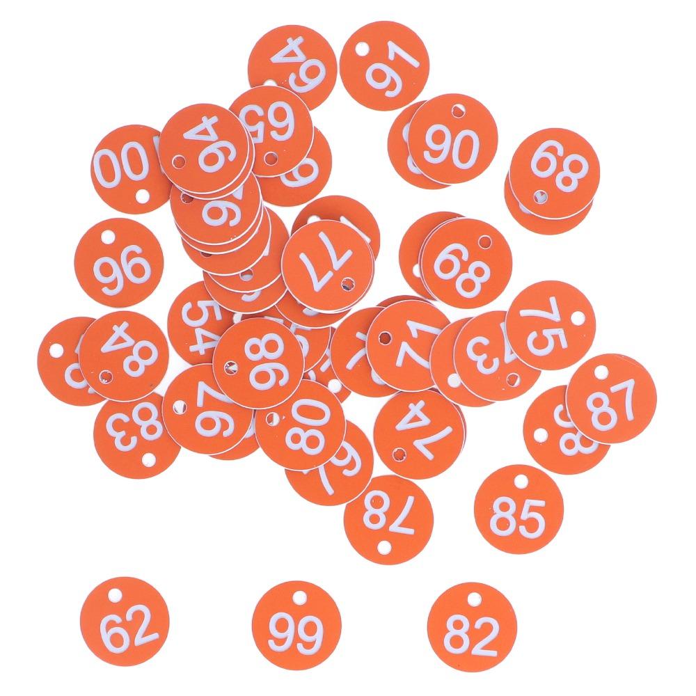 50Pcs ABS Numbered Labels Numbered 51-100 Beekeeping Supplies Animal Husbandry Tags Beekeeping