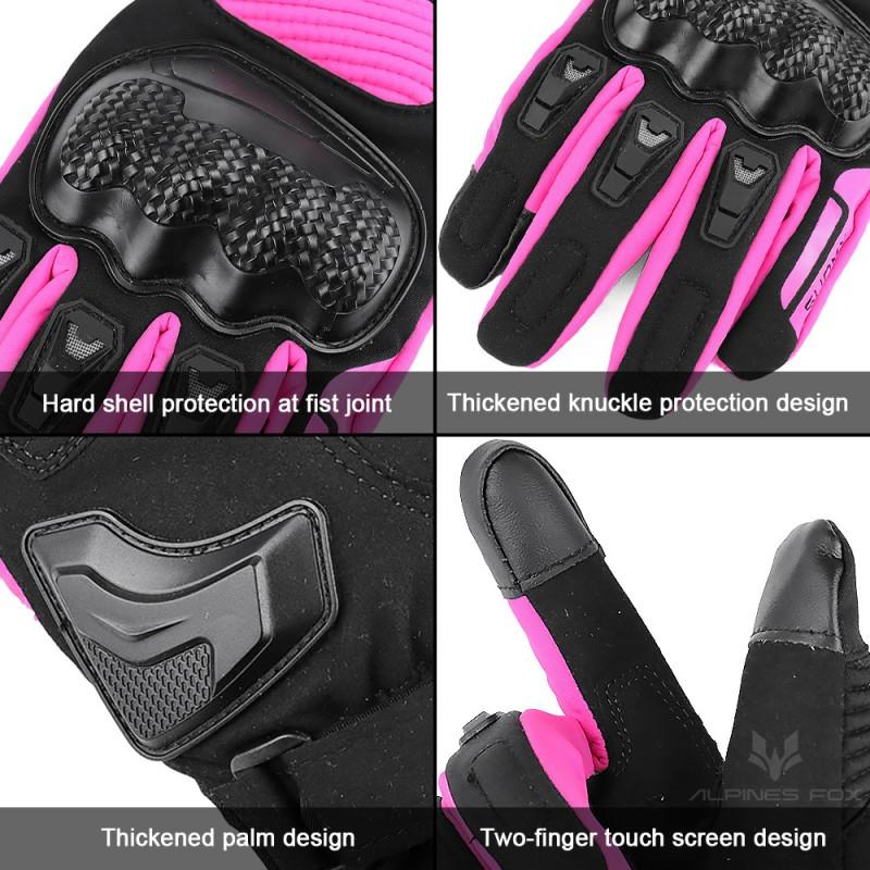 Windproof Waterproof Motorcycle Gloves Winter Riding Skiing Outdoor Use Warm Thick Insulated Unisex