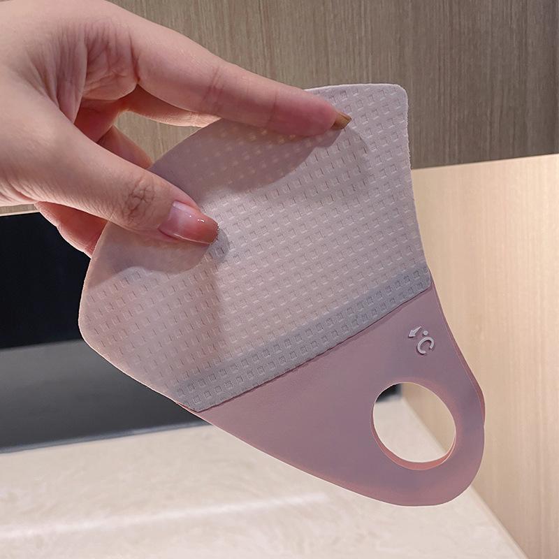 Damen 3D Nahtlose Sonnenschutzmaske - Eisseide, Atmungsaktiv, UV-Beständig, Augenschutz