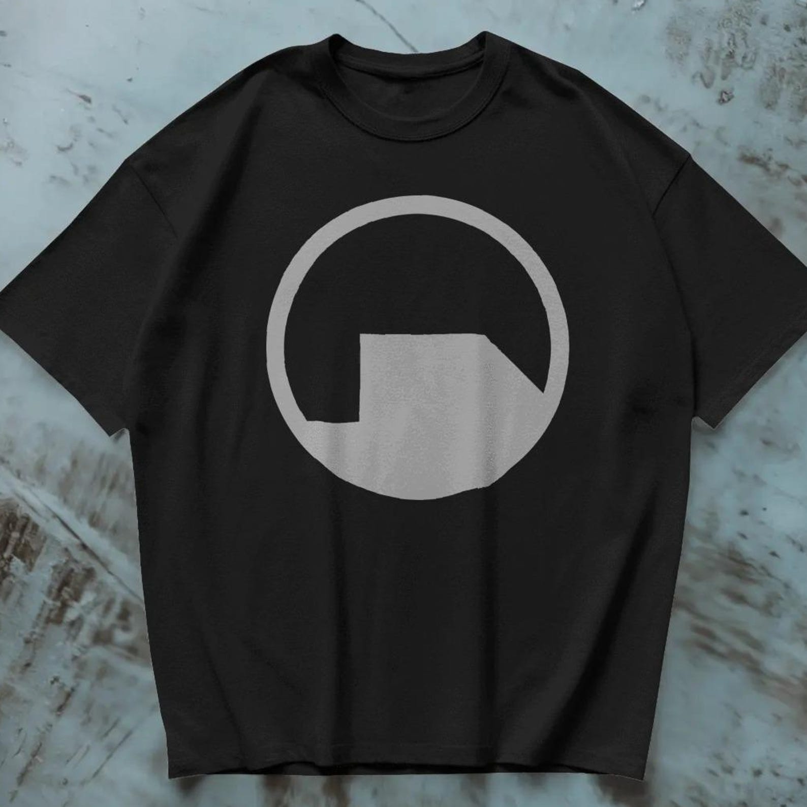 Black Mesa Logo T-Shirt, Vintage Retro Gaming Graphic Tee, Half Life Gamer Shirt M