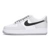 Nike Air Force 1 Coverage Slip Resistant Low top Skateboard Shoes Men's Gray White Black FJ4146-100(Team59-)