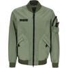 Solid Color Baseball Collar Long Sleeve Zipper Pilot Jacket Men Jackets Green K1S1541000-04S0A21-V0055