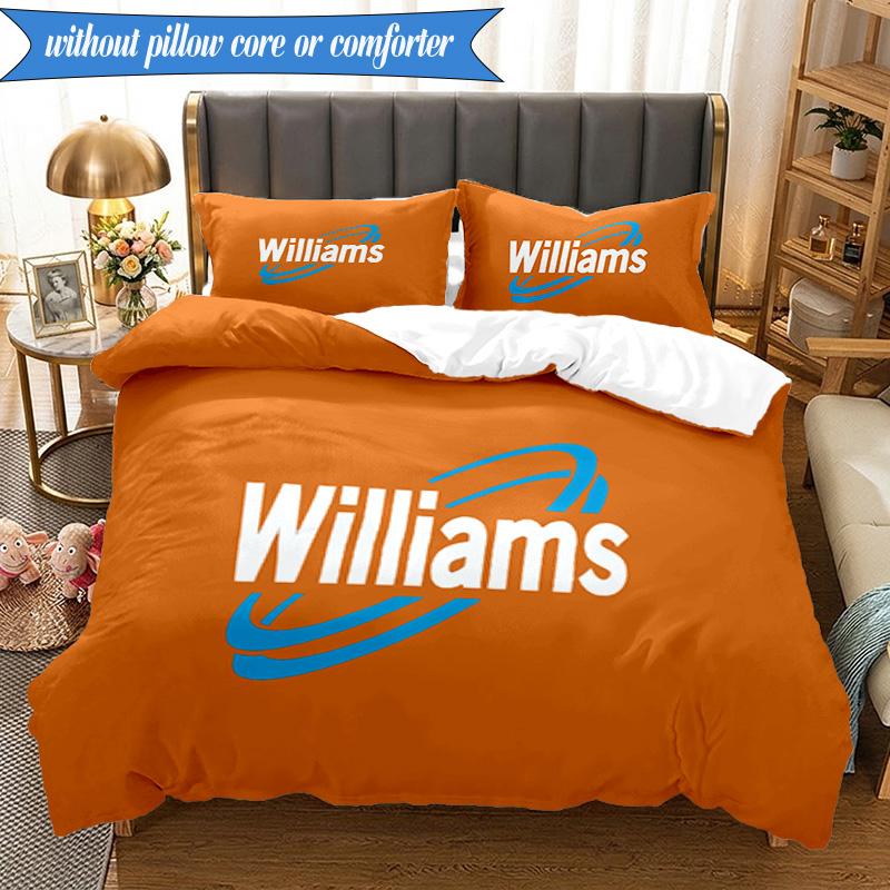 3PCS Williams Printed Bedding Set For Bedroom dormitory, Includes 1 Duvet Cover & 2 Pillowcases for All Seasons Home Decor Fan gifts