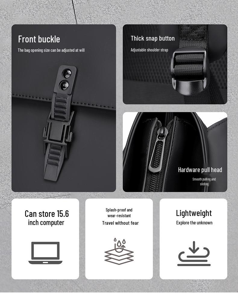 Herren Reise-Laptop-Rucksack mit großem Fassungsvermögen: Lässige Mode für Studenten und Pendler