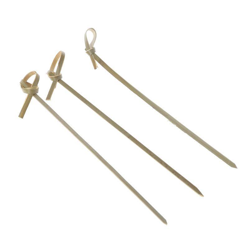 Disposable Knotted Skewer Set of 100 Buffet Cupcake Toppers Wedding Party top sale