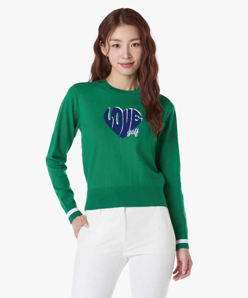 LECOQ GOLF Women'S One-Point Round Sweater (Gq122Lkp11)