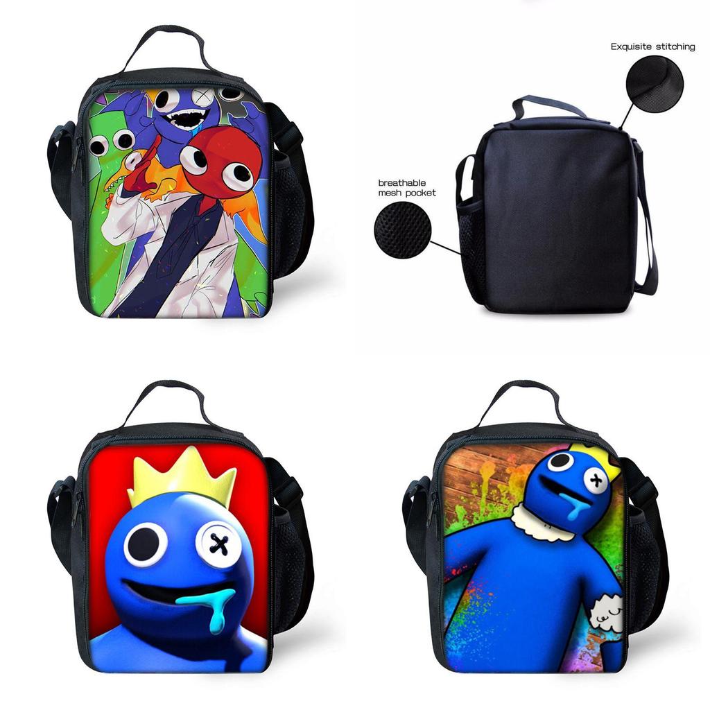 Roblox Rainbow Friends Insulated Lunch Bag For Kids Waterproof And Large Capacity