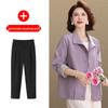 Elegant Spring Jacket 2026: New Style Lightweight Short for Middle-Aged Women