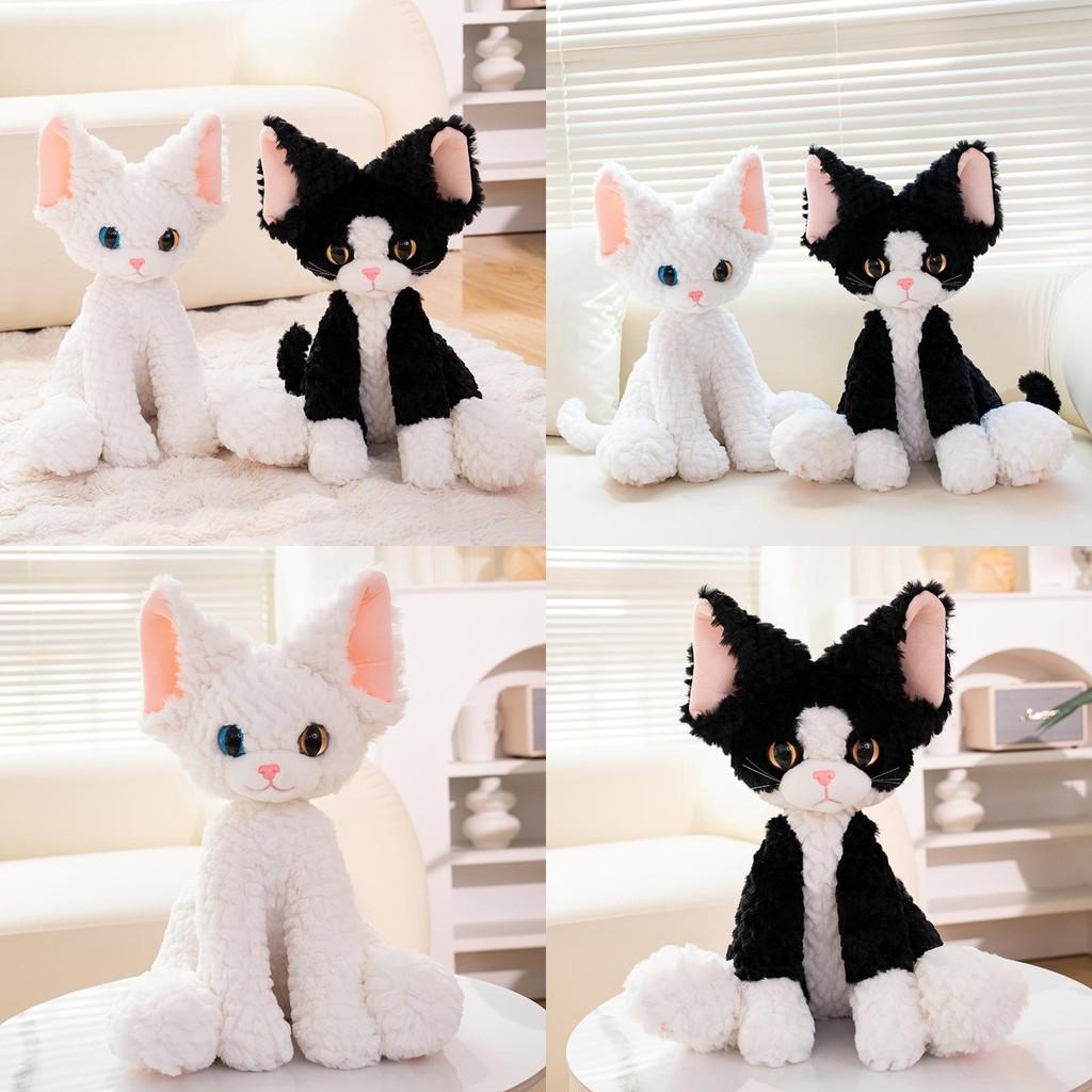 Devon Rex Cute Plush Toy Made Pp Cotton Children Bedroom Decor Gift Festival