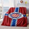 HNK Hajduk Split Coperta Portatile/Coperta Morbida Coperta da Letto Adatta per Viaggi Campeggio Soggiorni Uffici Divani Regali per Fan