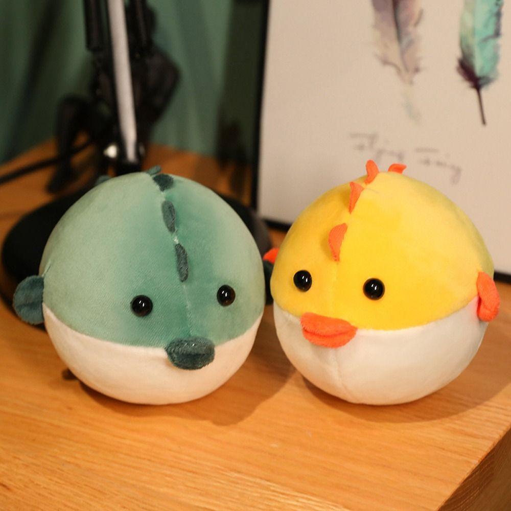 Gift Stuffed Toy Squeezes Doll Puffer Fish Plush Doll Decompression Doll Puffer Fish Plush Toy