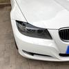 ABS Headlight Eyebrows Gloss Black Headlamp Hood Stickers for BMW 3 Series E90 E91 2005-2012