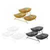 Fruit Tray, Serving Tray, Dessert Tray, Snack Container, Portable Snack Tray, Fruit Plate for Office, F