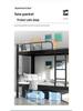 Double-Layer Steel Bunk Bed for Dorms, Apartments, and Worksites