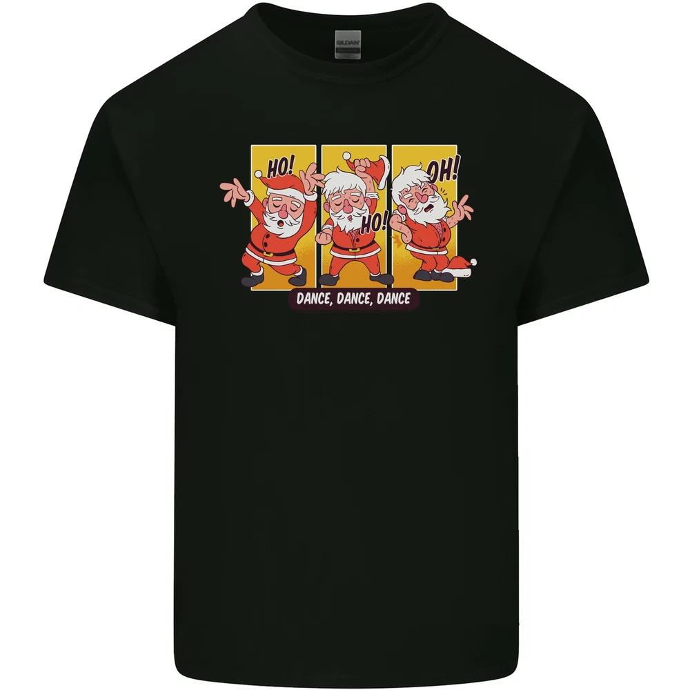 Dancing Santa Funny Christmas Dance Xmas Unisexs Light Cotton TShirt S