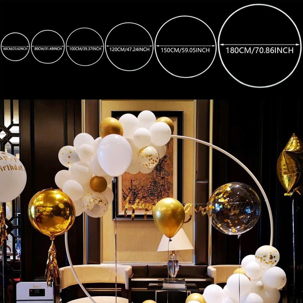 Birthday Party Balloon Hoop With Air Ring For Celebration Venue Decor
