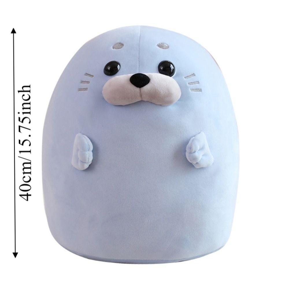 Soft Plush Seal Sleep Pillow Mochi Stuffed Animal Toy Anime Seal Plush Doll Kids Gifts