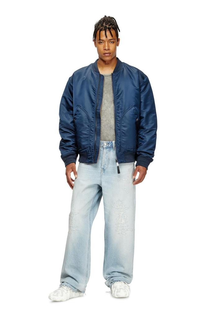 Diesel Men's Relaxed 2001 D-Macro Denim Pants, Size L.30, A1282109M53, 30-inch, Light Indigo Blue, Size 01