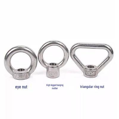 Triangular Ring Eye Nuts, Screws & Bolts - GB 304/316 Stainless Steel (Marine Grade)