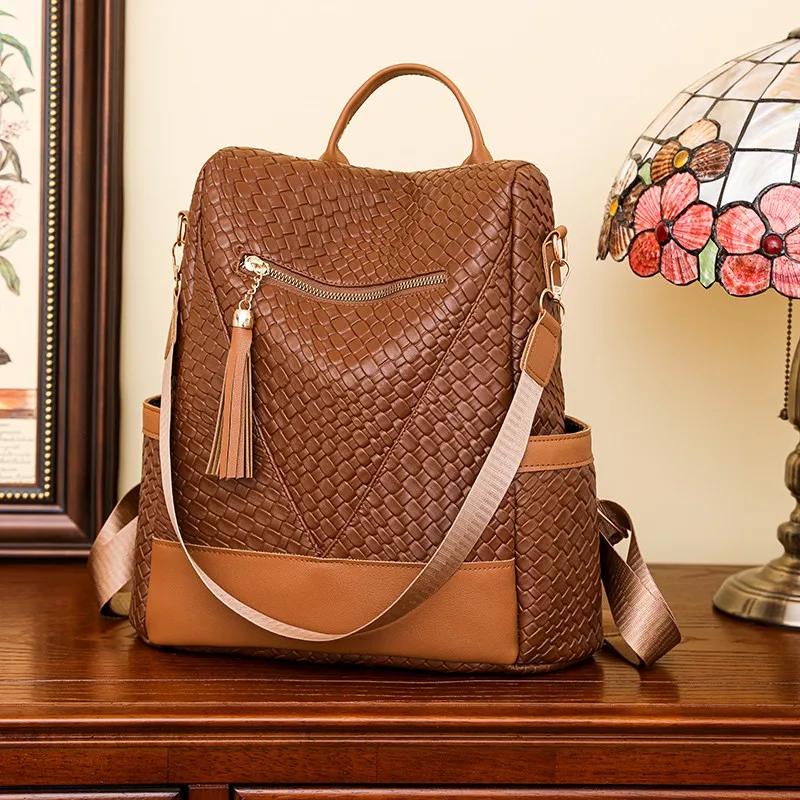 

Soft Nylon Backpacks For Women Solid Interior Compartment Large Capacity High Quality Fashion Bags Premium Durable