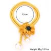 Collana Floreale con Perle Statement di Moda per Donna Gioielli Trendy per Matrimoni e Feste