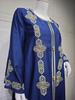 Middle Eastern Floral Embroidered Muslim Jalabiya Robe, Dubai Dress