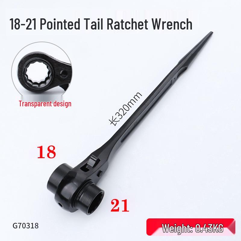 Umschaltbare Knarre mit Schnellwechsel-Torx-Steckschlüsselsatz