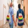 PRIDE - LGBT FLAG COTTON BACKPACK -