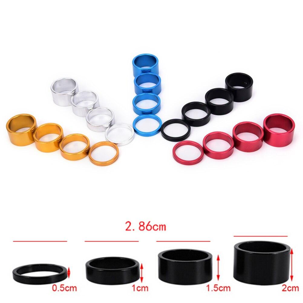 Buy 4Pcs/lot Bike Fork Washer Stem Spacers Aluminum Alloy Bicycle