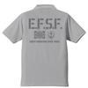 Cospa Mobile Suit Gundam Earth Federation Space Force Polo Shirt OX GRAY L size