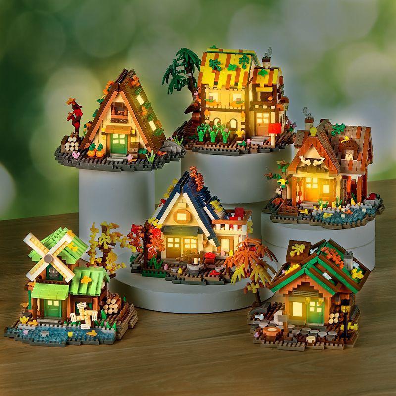 Forest Treehouse Model Micro-Block Assembly Toy - Must-Have Holiday Gift