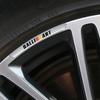 vdpc7 4Pcs Aluminum Car Wheels Rim Stickers Decor Accessories For Mitsubishi 9 Ralliart EX ASX L200 Colt Outlander Pajero Lancer Cross