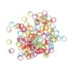 100Pcs Colorful Crochet Stitch Markers Metal Knitting Marker Rings  For Knitting Projects