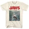 Jaws 70's Thriller Movie Coming From The Deep Retro Poster Men's T Shirt