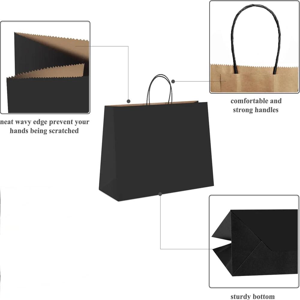 Kraft paper bags, gift packaging bags, Christmas and birthday gift boxes, decorative storage bags, foldable handbags, souvenirs