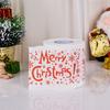 Roll Printing Paper Towel Party Santa Head Toilet Paper Environmentally Friendly Color Printing Pattern Small Roll Toilet Paper