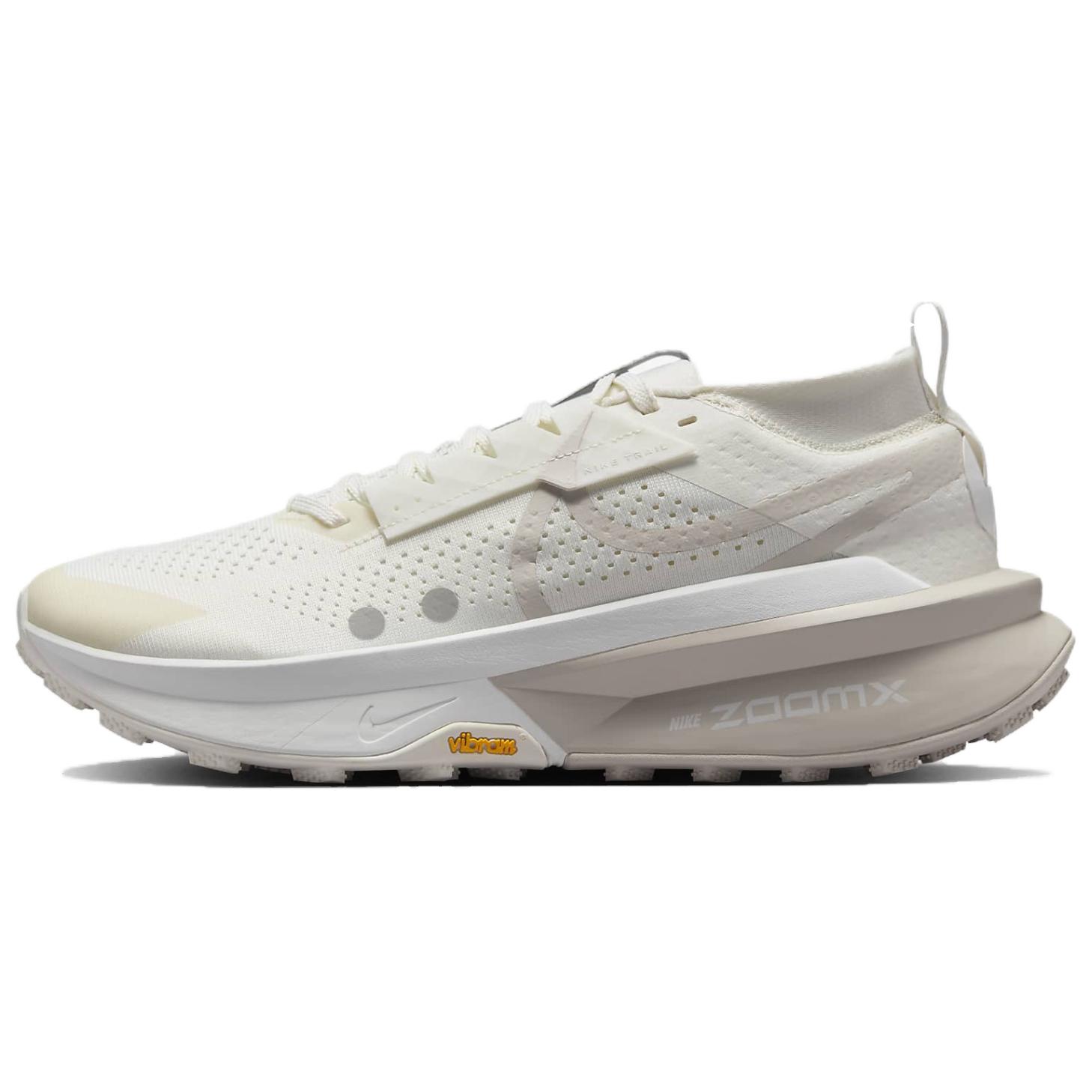 

Nike ZoomX Zegama 2 Sail Light Orewood Brown Men Sneakers Cream Summit-White Metallic-Platinum FD5190-102