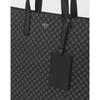 Daks Black Logo Pattern Leather Large Tote Bag Dbba4e601bk