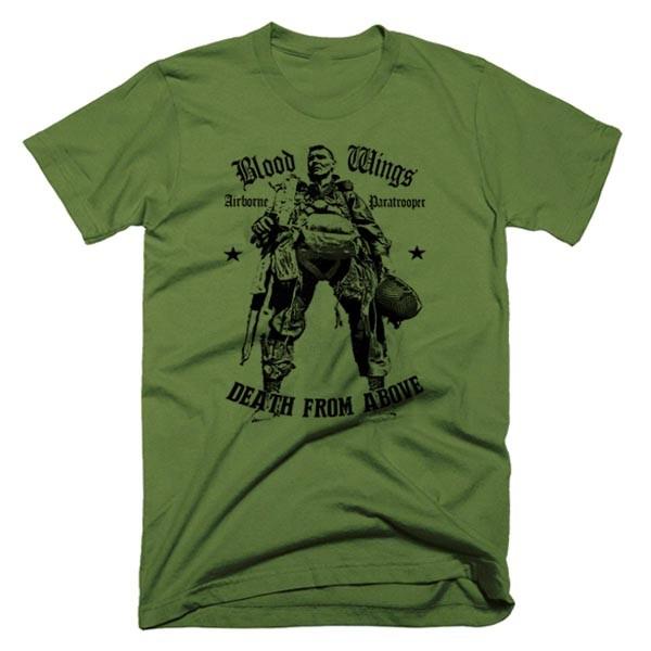 

Military Army Retro Airborne Paratrooper Special Forces Combat Arms Unisex T-Shirt M