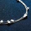 Star Chain Bracelet Minimalist Star Beads Bracelet Multi Strand Chain Link Charm Dainty Bracelet Simple Jewelry Gift for Teens Women