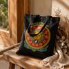 Iconic Classic Tote Bag - Zodiac Sun - Black 6oz